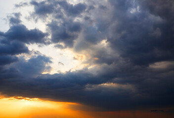 Beautiful sunset image background