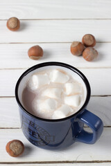 cup of coffee with milk