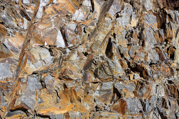 Schist texture, Piodão, Serra do Açor, Arganil, Portugal