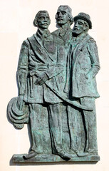 Fototapeta premium Statues in the Reconciliation Park of Arad, Romania, Europe