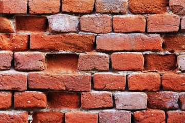 Abstract red brick wall background