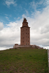 Fototapeta na wymiar Tower of Hercules, La Coruna, Spain