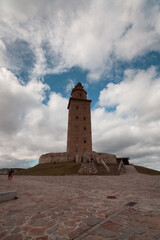 Fototapeta premium Tower of Hercules, La Coruna, Spain