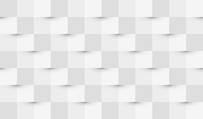 Abstract paper background with and shadows in white and gray colors