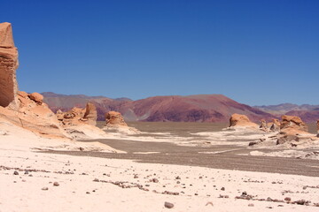 Volcanic land in the Piedras Pomes desert
