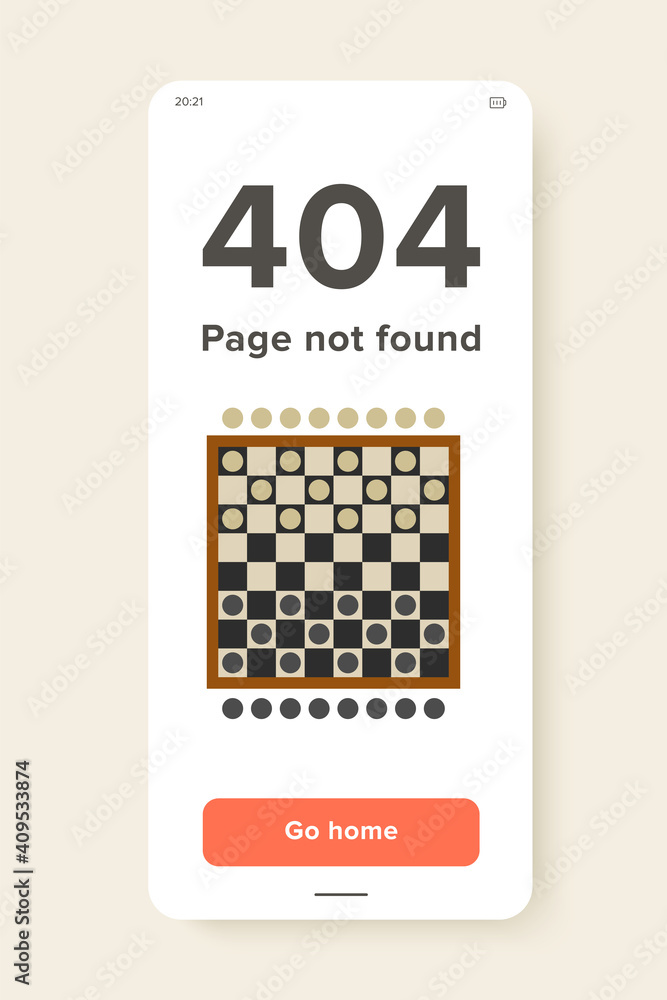 Poster checkers board game icon vector. game concept.
