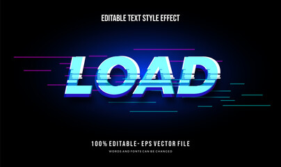 Modern editable text style effect. Editable font style. Vector Illustration