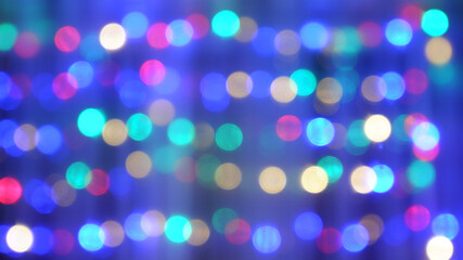 abstract background with lights on blue