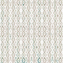 Geometric kilim ikat pattern with grunge texture
