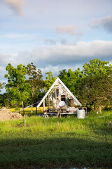 a small cabin in works for accommodating couples
