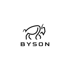Byson Monoline logo design © Clefiolabs