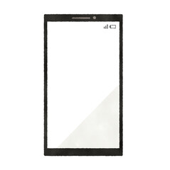 スマートフォン-水彩