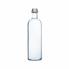 Glass bottle of water