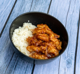 Thai and Korean Fried Spicy Chicken