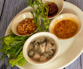 Thai style Mixed Seafood Dishes
