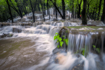 Wang Sai Thong Waterfall, located at Satun Province, Thailand.