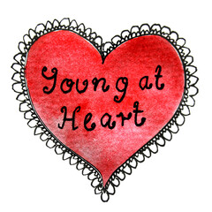 Hand painted Watercolor Heart, Valentines Day Watercolor Heart, Isolated watercolor heart