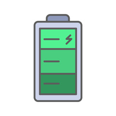 Battery icon vector
