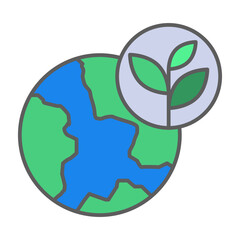 Ecology for planet icon