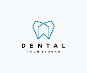 Dental logo design icon vector template