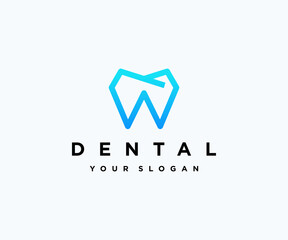 Dental logo design icon vector template