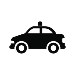 Taxi icon vector graphic illustration