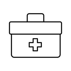 medical kit line style icon
