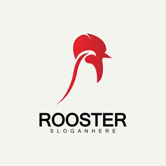Rooster head logo vector icon symbol illustration design.Rooster  chicken  cock. Abstract vector illustration