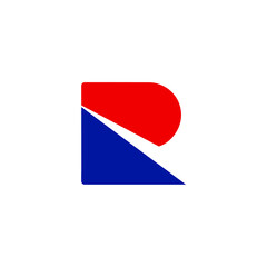 letter R road logo design