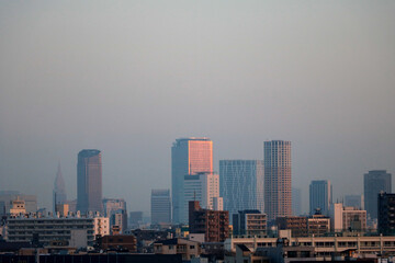 Fototapeta premium New Shibuya Skyline Morning 
