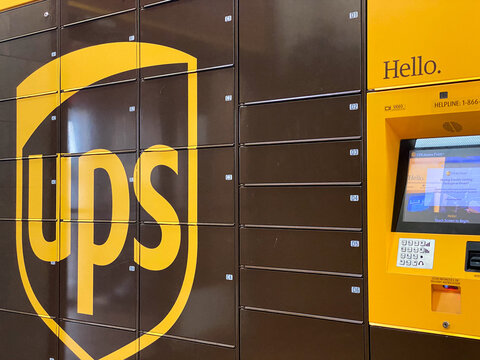 Ups Delivery Lockers Inside Building 