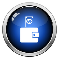 Dollar Get Out From Purse Icon