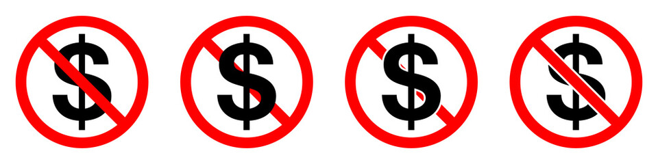 No money vector symbol. No Dollar sign