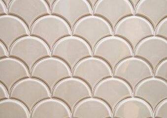 Light gray Neutral fillable pattern of fish scale