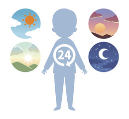 24時間サイクルの体内時計