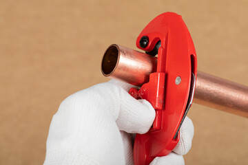  Red pipe cutter