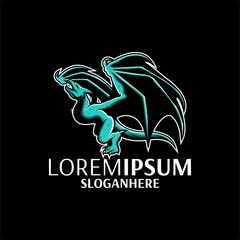 dragon logo design