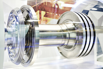 Obraz na płótnie Canvas Gas turbine engine rotor