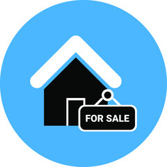 Home sale icon. home for sale, property, land, building sale icon.