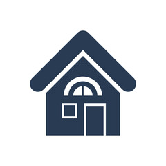Obraz premium Home Icon. Real Estate, house, stay home icon.