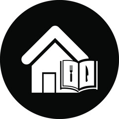 Restaurant Icon. Pizza house, burger shop, juice bar, pasta, online order, fast food icon.