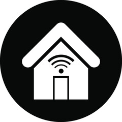 Home WIFI zone icon. Internet loading, free wifi, public internet icon.