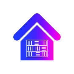 School Icon. Education, kindergarten, library, education zone, school location icon. 