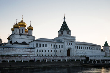 Holy Trinity Ipatiev Monastery on the sunset