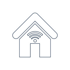 Home WIFI zone icon. Internet loading, free wifi, public internet icon.