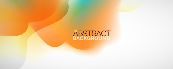 Fluid color gradient abstract background, trendy colorful wallpaper. Vector illustration for placards, brochures, posters, banners and covers