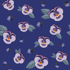 Flower vector pattern