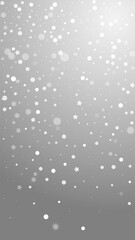 Magic stars random Christmas background. Subtle fl