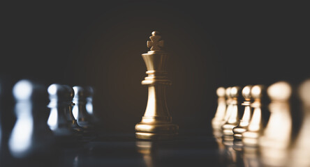 chess board game concept of business ideas and competition and stratagy plan success meaning