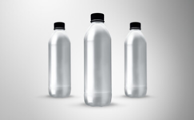 Bottle 3d rendering mockup design